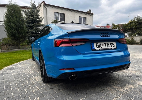 Audi A5 cena 155000 przebieg: 45000, rok produkcji 2019 z Leszno małe 137